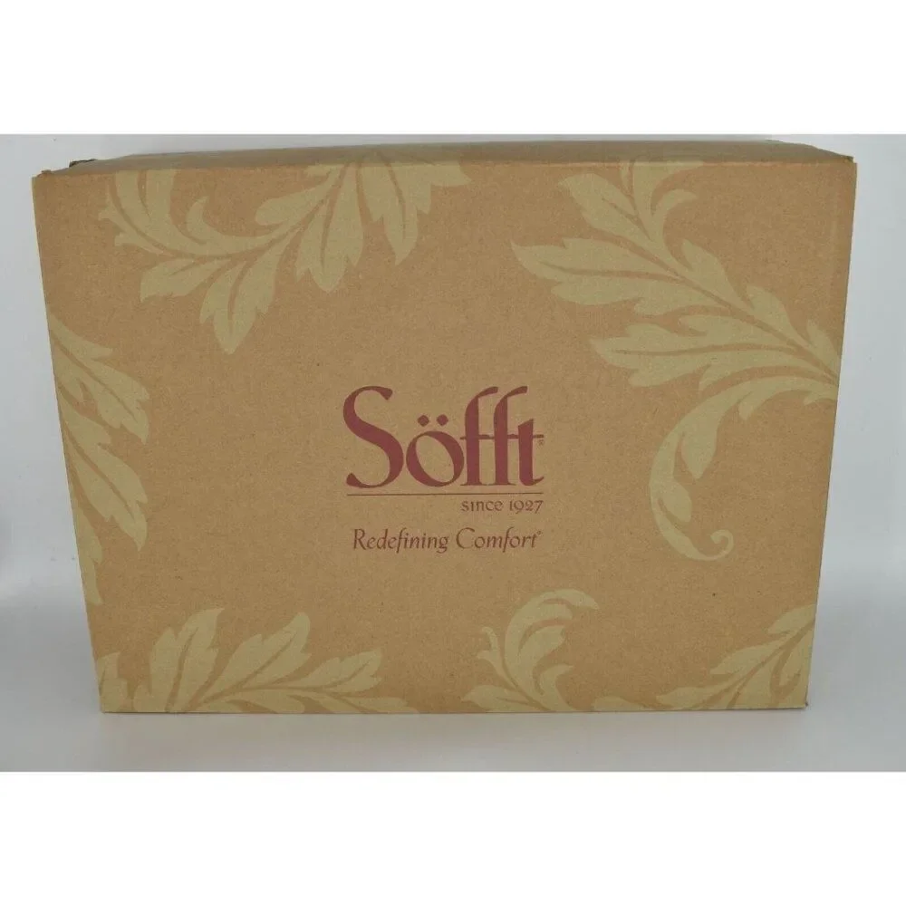 Sofft Womens Size 8 Cali Rose Taupe Suede‎ Wedge Sandals Shoes